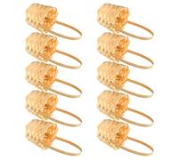 POPETPOP 10pcs Mini Bamboo Hand Woven Flower Basket for Artificial Flowers