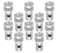 POPETPOP 10pcs Mini Motorcycle Brake Cable Stops Pins, Universal Throttle Cable End Fittings Clamps for Atv, Go Kart, Dirt Bike and Scooter Repair Parts