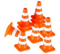 POPETPOP 10Pcs Miniature Traffic Cones Educational Road Signs for Lightweight Construction for Learning Traffic Rules for Sand Table Ornaments and Playroom Activities