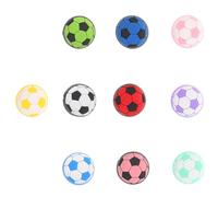 POPETPOP 10pcs Next-gen Console Joystick Thumb Grip Caps Soccer Pattern Analog Stick Covers Non-slip Controller Grips Multi-color Compatible with Next-gen Gamepads for Enhanced Control
