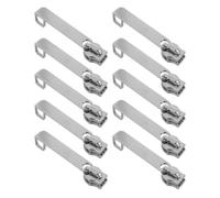 POPETPOP 10pcs Nylon Double-Layer Zipper Pull Replacement Tabs for Luggage Suitcase, Versatile Small Zipper Pulls with Compliance for Security Regulations, for Vacations and Business Trips