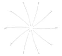 POPETPOP 10pcs Parrot Hand Feeder Replacement Tubes 4mm Diameter Soft Bird Feeding Tool for Milk and Medicine in Pet Bird Care