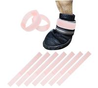 POPETPOP 10Pcs Pet Bootie Holders Adjustable Non Slip Dog Paw Cover Fasteners with Material Secure Fit for Rainy Days and Active