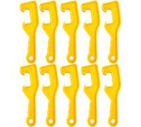 POPETPOP 10pcs Plastic Bucket Lid Openers Barrel Wrenches Reusable Paint Removers for Easy Lid Removal in Home Garage Use