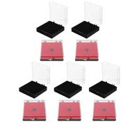 POPETPOP 10pcs Portable Velvet Coin Case Box with Plastic Construction and Sturdy Design for Business Events and Exhibitions Suitable for Winners and Runners Displaying Medals and Sports