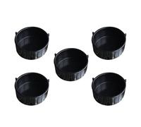 POPETPOP 10pcs Reptile Feeder Food Water Feeder round Snake Feeding Bowl Reptile Supplies Bowl Random Color