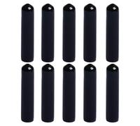 POPETPOP 10pcs Rubber Liquor Pourer Caps Fit for Most Liquor Bottles and Pourers Or Without Collars, Suitable for Restaurants and Diners, Black Dispenser Spout Covers for Bar Bartenders