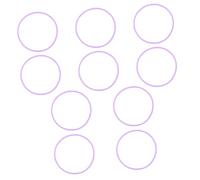 POPETPOP 10pcs Silicone Jelly Bracelets Elastic Soft Wristbands Boys and Girls Glow in The Dark Purple Stretchy Wristbands for Casual Wear