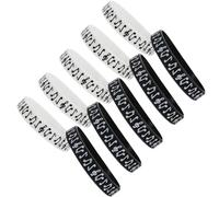 POPETPOP 10pcs Silicone Music Bracelet Wristbands Syllable Notes Design White Concert Bracelets as A Music Gift for Festival and Concert Fans
