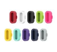 POPETPOP 10pcs Silicone Watch Charging Port Dust Plugs with Stable Characteristics, Protecting Slots from Sand, Dust and Fluff, Compatible with Garmin Fenix7, Vivomove3, Swim 2 Smartwatches