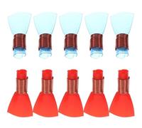 POPETPOP 10pcs Suona Introductor Reeds Suona Accessories Unique Design Labor-saving Practical Plastic Natural Reed High-class Copper Wire for Musical Instruments Random Color