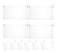 POPETPOP 10pcs Thickened B6 File Bags 21x3x12cm Document Storage Pouches Multi-use Ticket Holders Suitable for Office and School Organization