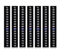 POPETPOP 10pcs Traditional stick on digital temperature thermometer strip degree celsius system display