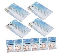 POPETPOP 10pcs UV Test Card Set for Reptile Glass Containers, Pvc Material Easy to Carry Design, Versatile Use for Outdoor Activities and Indoor Lighting UV Discoloration Detection Cards