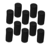 POPETPOP 10pcs Water Inlet Protection Cover Fish Tank Cleaner Filter Hose Pool Cleaning Tools Sweeper Tail Scrubber Replacement Fish Tank Supplies Replacement Tail Scrubber Black Sponge
