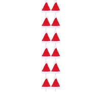 POPETPOP 12 Pcs Christmas Hat Pet Dog Christmas Headpiece Pet Xmas Hat Dog Christmas Headdress Christmas Hat for Pet Christmas Hat for Xmas Hat Dog Santa Hat Christmas Santa Hat Dog Red