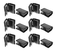 POPETPOP 12pcs Black Book Shaped Box Flip Top Opening Plastic Candy Storage Containers for Graduation Party Wedding Decorative Box and Versatile Candy Wrapping
