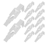 POPETPOP 12pcs Cabinet Shelf Support Clips Metal Shelf Clips for Display Cabinet and Bookcase Easy to Install with Polished Suitable for Hole Horizontal Width Over 9mm Lightweight