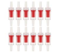 POPETPOP 12pcs Check Valves Non-Return Valve for Aquarium Air Pump Airline Tubing Water Stop Ozone Resistant Resistant Inline Air Control for Fish Tanks