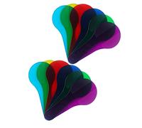 POPETPOP 12pcs Colour Mixing Paddles for Boys and Girls Translucent Learning Aids Handles Science