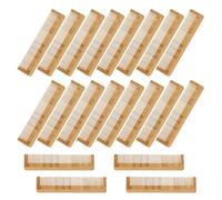 POPETPOP 12pcs Disposable Wooden Hair Comb Wide Tooth Lightweight Natural Wood Combs for Men and Women Suitable for Travel and Business Trips Hair Styling