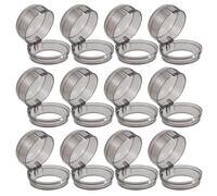 POPETPOP 12pcs Gas Stove Knob Safety Covers Child Proof Stove Button Protector Cover Plastic Prevent Residential Fire Easy to Store Black for Kitchen Safety