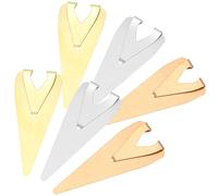 POPETPOP 12pcs Mixed Metal Brass Bookmarks Arrow-Shaped Page Markers Mini Book Page Clips for Readers Students Teachers Office Use