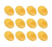 POPETPOP 12pcs Natural Yellow Silk Silkworm Cleansing Face Balls Organic Exfoliator Scrub Soft Reusable Face Cleaning Pads for Gentle Skin Care and Facial Use