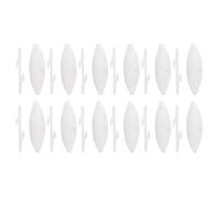 POPETPOP 12pcs Pet Chew Grinding Cuttlefish Bone for Bunny and Guinea Pigs with 12 Hooks Buckle, Natural Calcium Supplement to Maintain Agility and Prevent Obesity