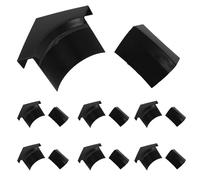 POPETPOP 12pcs Pool Table Pocket Liners Replacement Kit Plastic Billiard Table Corner Liners Net Frame for Leisure Game Room