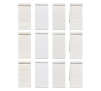 POPETPOP 12pcs Portable Pocket Note Pads Set, Kraft Paper Mini Notebooks for Time Management, Schedule Planning, and Creative Writing, Includes Lined, Blank, Grid, and To-do Pads, Compact