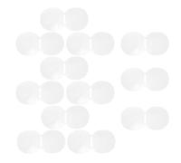 POPETPOP 12pcs Table Tennis Paddle Protective Film Stick-on Double-sided Thickened Racket Cover Sheet for Adhesive Rubber Paddle Protection in Training and Competition