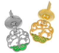 POPETPOP 12pcs Tree of Life Cabinet Knob Set, Vintage Metal Decorative Ring Pull Handles for Drawers and Jewelry Boxes, Gold and Silver Small Drawer Pulls for Home and Furniture