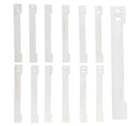 POPETPOP 13pcs Wooden Vinyl Record Dividers Alphabet Letter Separator, Bulk Record Bin Dividers for Vinyl Album Storage, CD DVD Media Organizer for Music Collection