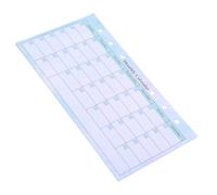 POPETPOP 14 Sheets Monthly and Weekly Planner Board A6 6-hole Loose Leaf, 14 Undated Sheets with Ink-bleed Prevention for Home and Mobile Planning