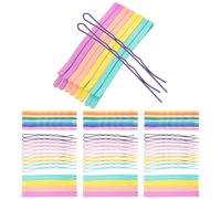 POPETPOP 140pcs Assorted Colour Wavy Hair Clips for Women Non-slip Alloy Bobby Pins Not Easy to Deform for Gym and On-the-go Styling