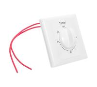 POPETPOP 15 Minute Wall Mount Timer Switch for Sauna and Space Heater Plastic and Nickel Plated Copper Material, Student-Friendly Usage Limits, Prevents Overuse, for Dormitories