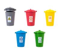 POPETPOP 150 Scale Micro Landscape Decor Dollhouse Waste Bin for DIY Street Scene and Sand Table Accessories