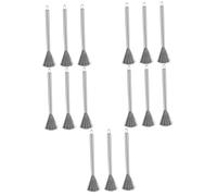 POPETPOP 15pcs Handle Wok Brush for Efficient Manual Cleaning of Pots and Pans Non-scratch Kitchen Cleaner for Stubborn Grease and Residue