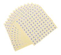 POPETPOP 15pcs Round Number Stickers 10mm Diameter Self-Adhesive Numeric Labels for Clothes, Shoes, and Appliance Panels, Small Number Tags 1-100 for Home and Classroom Organization