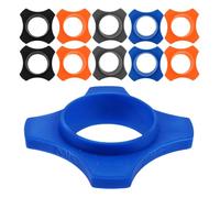 POPETPOP 16pcs Microphone Protective Cover Rubber Ring Slip Roll Shockproof Mic Sleeve for Ktv Stage Performance Handheld Wireless Mics