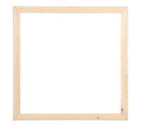 POPETPOP 16x16 inch DIY Wooden Frame Canvas Stretcher Bars: Solid Wood Effect Picture Frames for Canvas Paintings for Cross Stitch Paint by Numbers Artwork, Easy to Assemble
