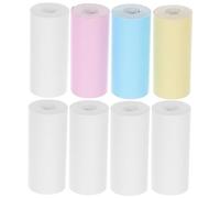 POPETPOP 18 Rolls Mini Thermal Printer Sticker Paper for Pocket Printers Self Adhesive and Non Adhesive Options Vibrant Printing Smooth Surface Precise Cutting for Instant Camera and Label