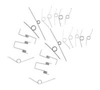 POPETPOP 18pcs Heavy Duty Stainless Steel Torsion Springs for Trash Can Lids, Adjustable Garbage Bin Lid Springs with Easy Installation, Lightweight Design for Foot Pedal and Hand Press