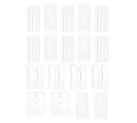 POPETPOP 18pcs Shoe Heel Stickers Padded Heel Grips for Shoes Gel No-Slip Fit Reusable Pads for High Elegant Look Daily Outfits Women