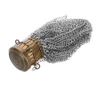 POPETPOP 1920S English Coin Purse Wallet Vintage Style Metal Mesh Small Coin Pouch with Chain Keychain for Women Classic Handmade Accessory for Everyday Use