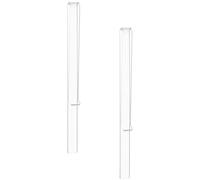 POPETPOP 1pair Clear Acrylic Music Stand Page Clips Sheet Music Holders Wind Instrument Page Fixers Compact Portable Design for Musicians and Performers