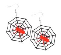 POPETPOP 1Pair Halloween Earrings for Women Dangle Earrings with Spider Design for Costume Parties Festive Occasions Unique Idea with