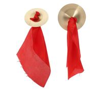 POPETPOP 1Pair Hand Cymbals for Small Metal Percussion Instrument Travel Friendly Belly Dancing Props Stylish and Versatile Musical Instrument for Preschool Education