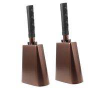 POPETPOP 1pair Sturdy Cowbell Handle for Football Games Cheerleading Sports Events Party Noisemaker